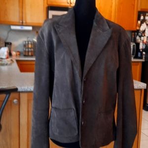 Fairweather suede jacket.